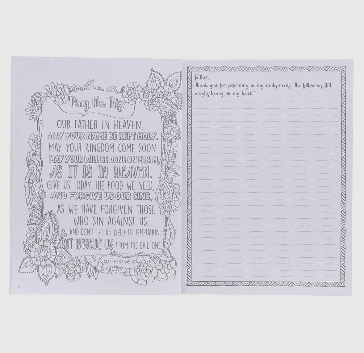 Christian My Coloring Prayer Journal
