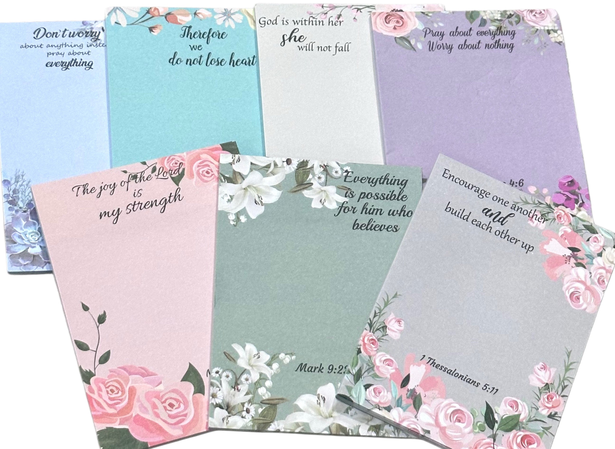 Christian Bible Verse Post It Notes
