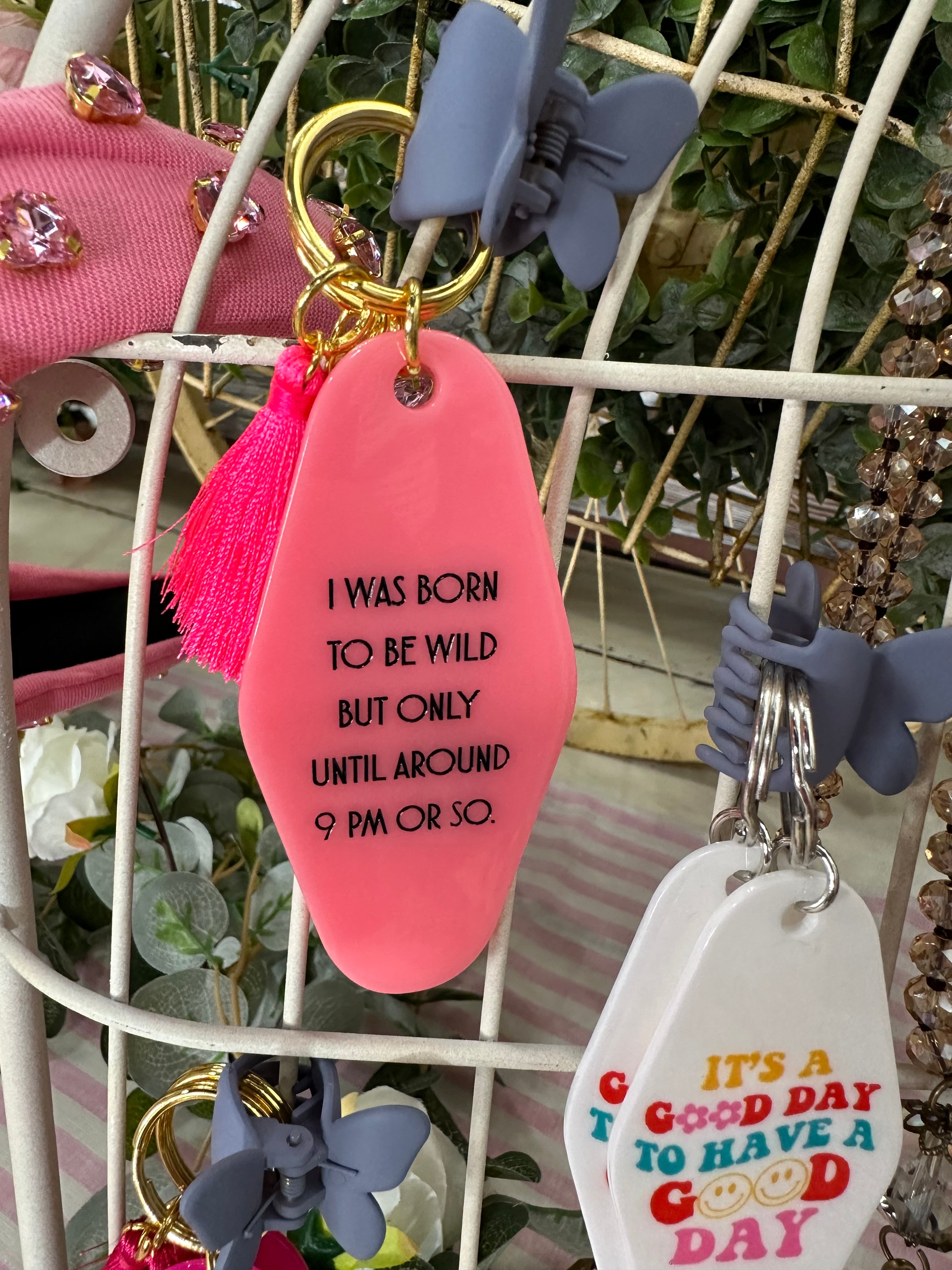 Fun saying keychain