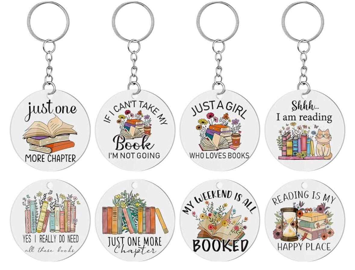 Katie's Book Lover Keychains