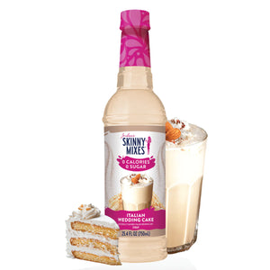 Jordan's Skinny Syrups Italian Wedding Cake Sugar Free Drink Syrup Mix