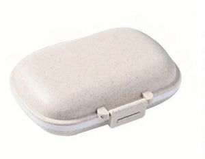 Travel case pill box organizer