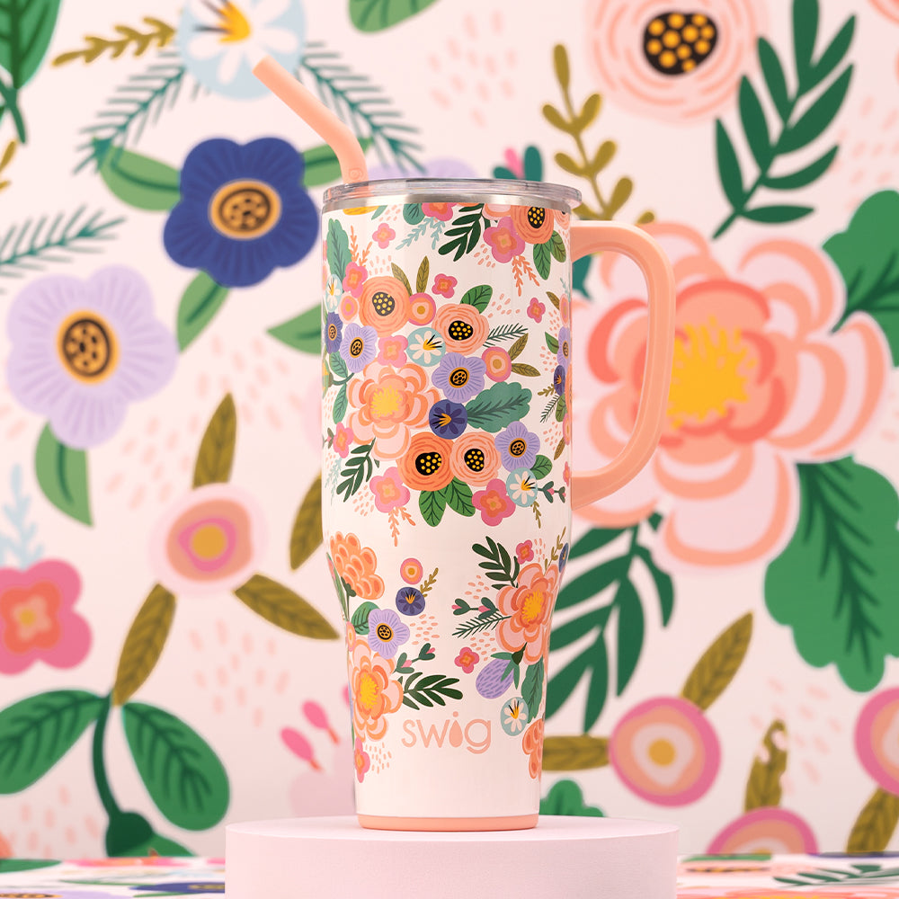 40oz Swig Full Bloom Floral Mega Mug Tumbler