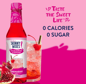 Jordan's Skinny Syrups Grenadine Sugar Free Drink Syrup Mix