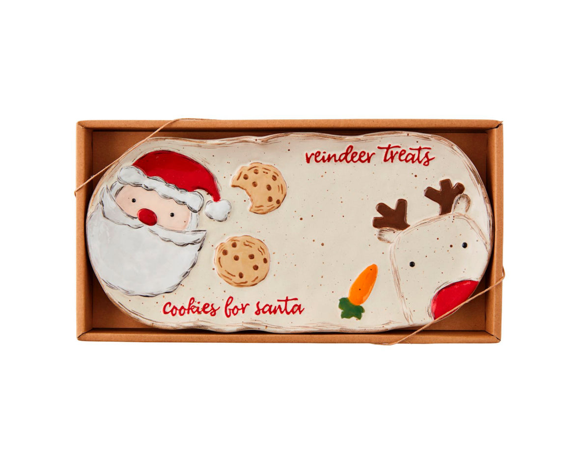 Mudpie Santa & Reindeer Treats Platter