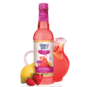 Jordan's Skinny Syrups Strawberry Lemonade Sugar Free Drink Syrup Mix