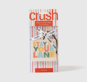 Crush Stay in your Lane air freshner