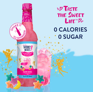 NEW! Jordan's Skinny Syrups Sour Fairy Dust Sugar Free Drink Syrup Mix