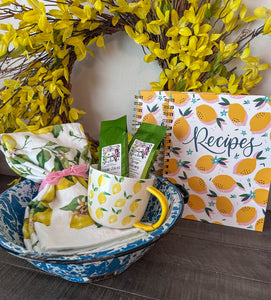 Lemon kitchen towels Set of 2