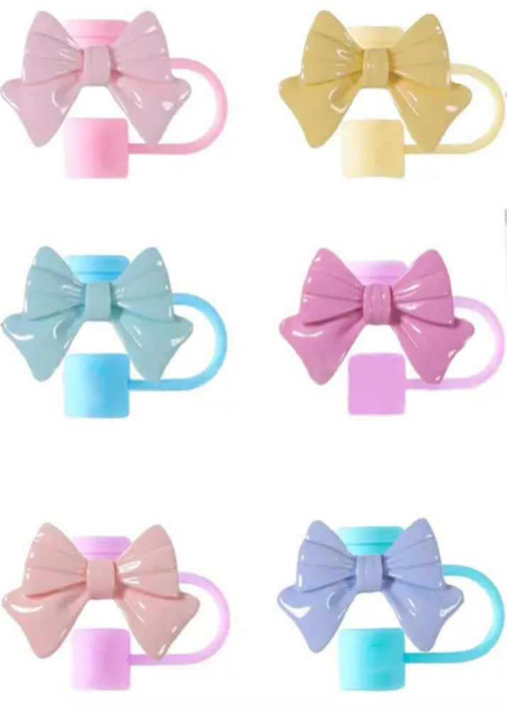 Silicone Bow Straw Cover