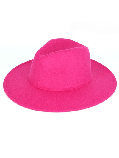 Pink Valentine's Day spring Panama hat