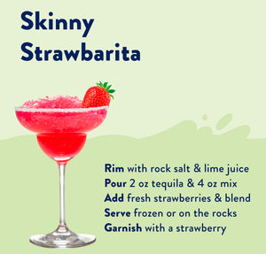 Jordan's Skinny Syrups Natural Strawberry Key Lime Margarita Sugar Free Syrup Drink Mix