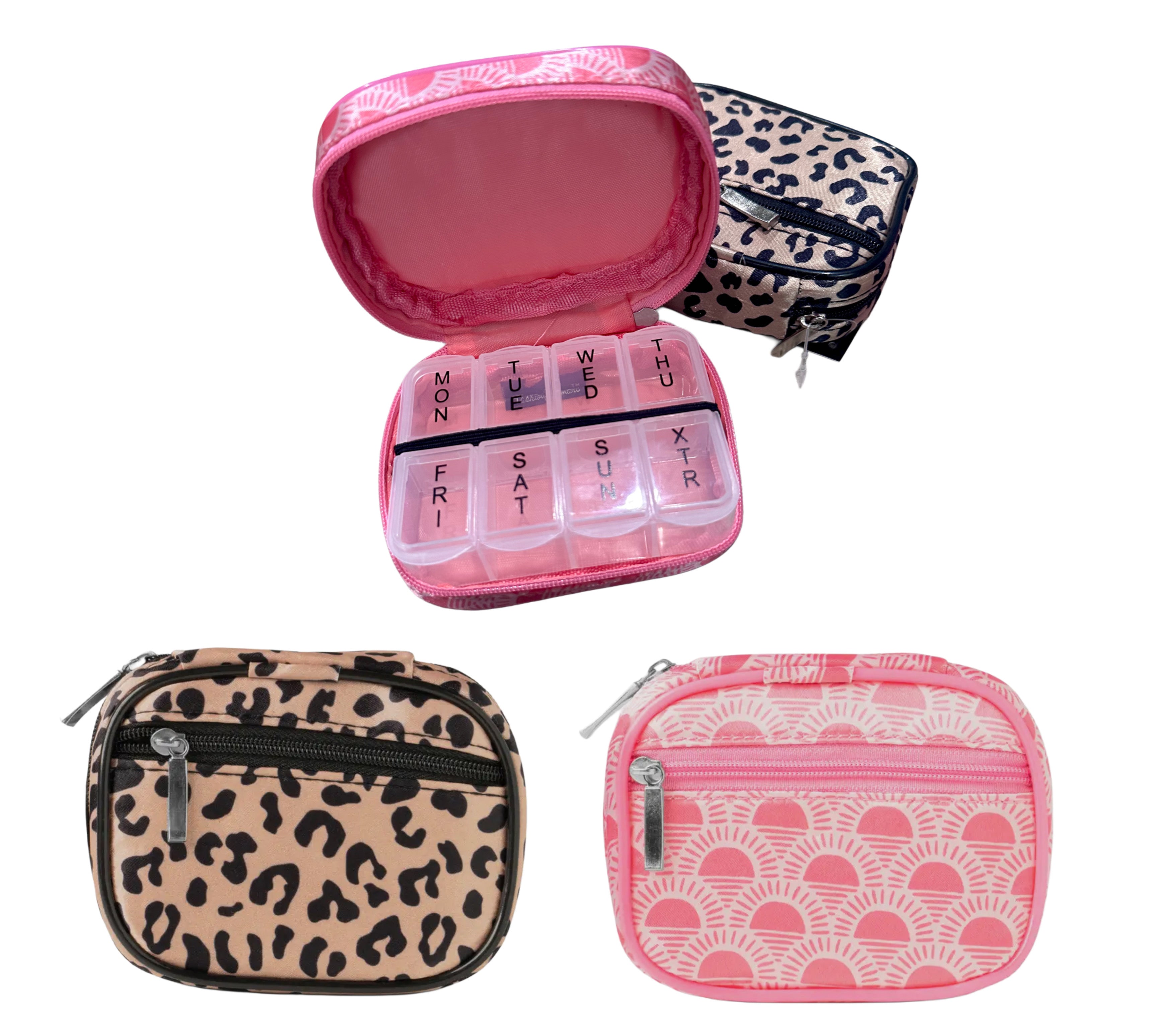 Wellness keeper pill & vitamin travel case