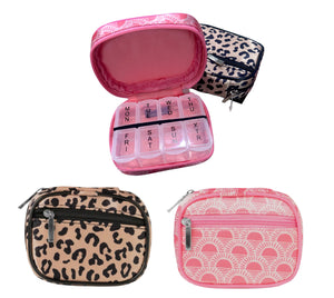 Wellness keeper pill & vitamin travel case