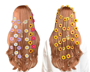 Sunflower hippie headband
