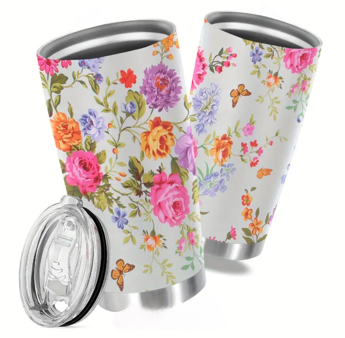 Spring Floral Tumbler 20oz