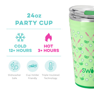 Swig Tee Time Party Cup Golf 24oz Tumbler