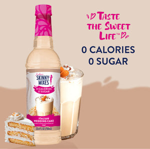 Jordan's Skinny Syrups Italian Wedding Cake Sugar Free Drink Syrup Mix