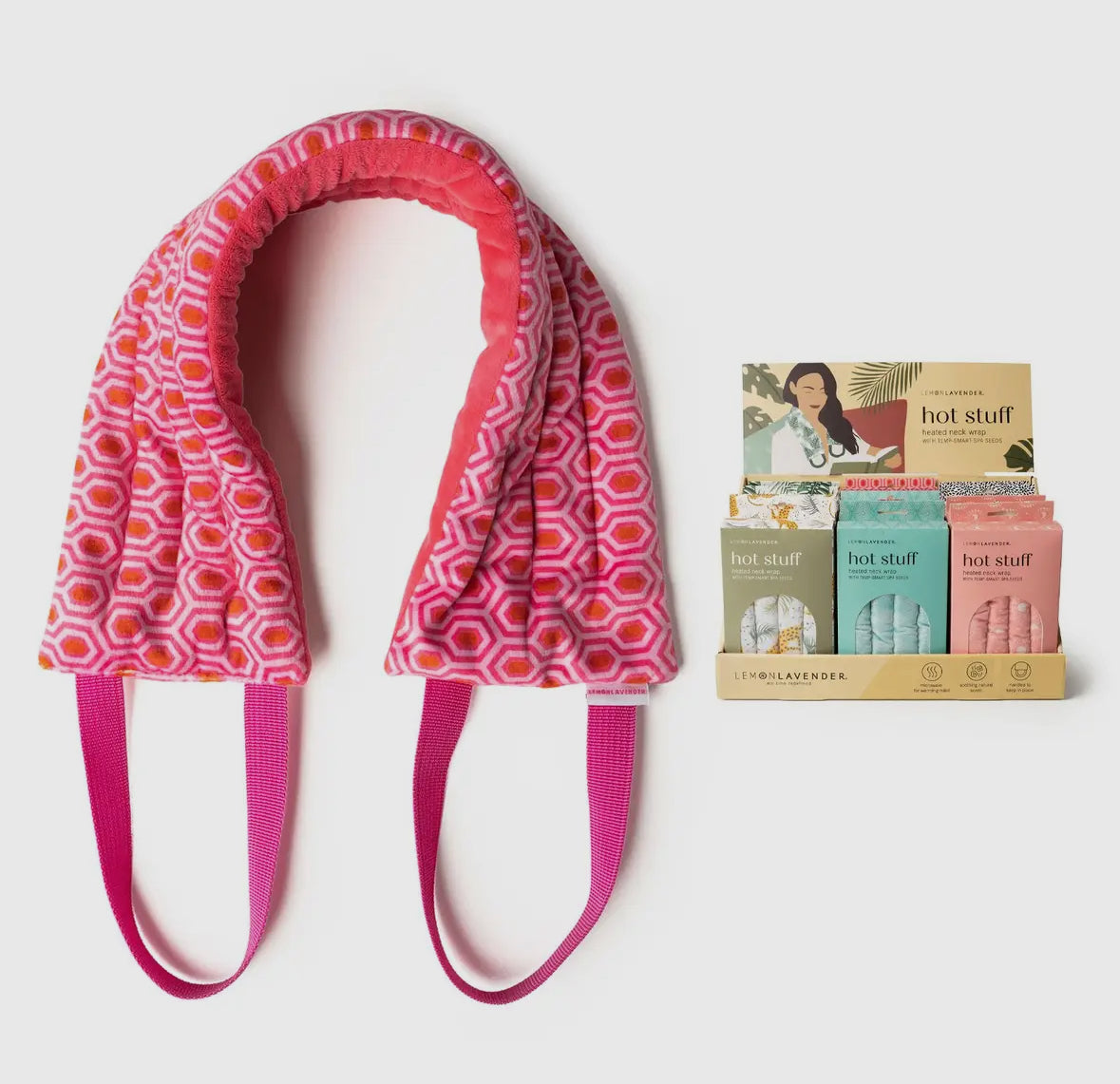 Hot Stuff Lemon Lavender Heated Neck Wrap