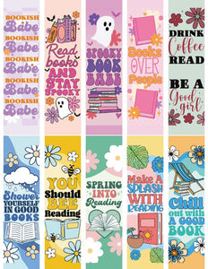 Katie's Book Lover Card stock bookmark