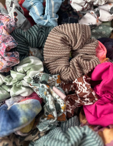 Handmade by Basil & Burch hair scrunchie