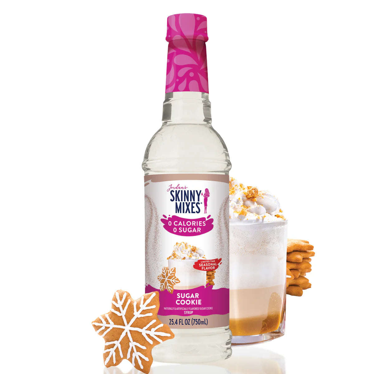 NEW! Jordan's Skinny Syrups Sugar Cookie Sugar Free Drink Syrup Mix