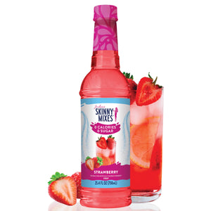 NEW! Jordan's Skinny Strawberry Sugar Free Drink Syrup Mix