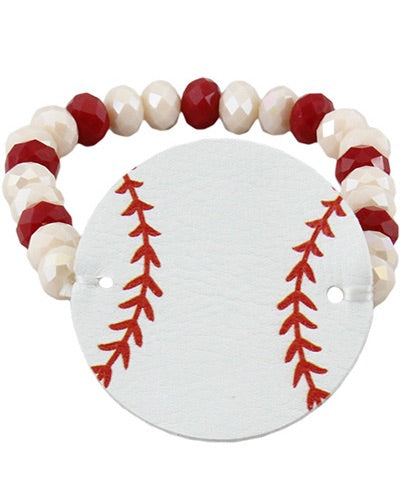 Baseball leather sports bracelet ⚾️