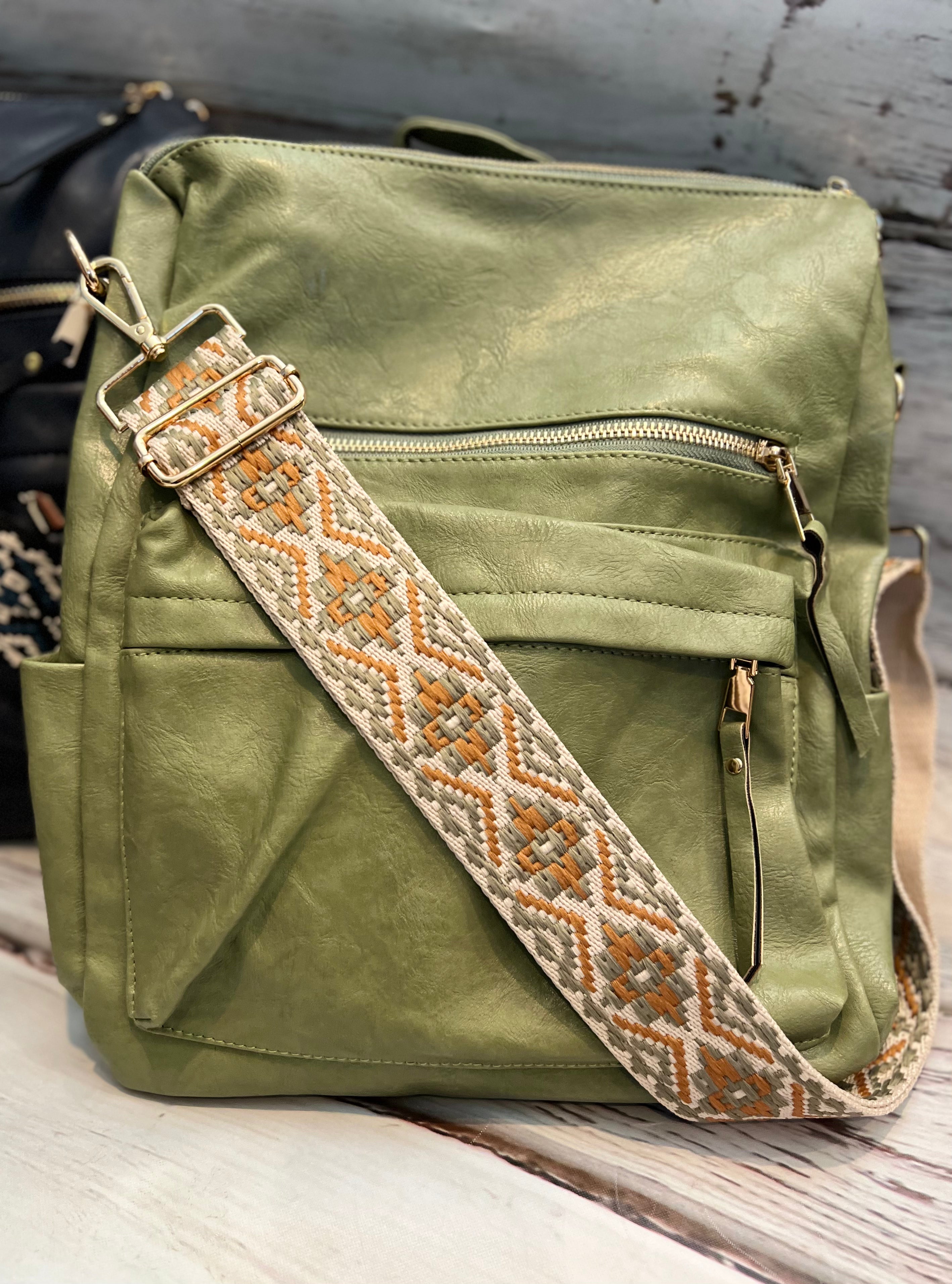 Guitar strap backpack purse 2025